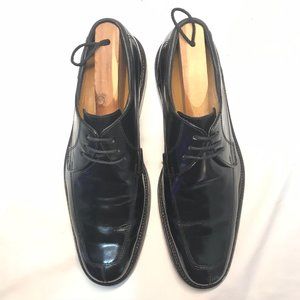 COLE HAAN Black Leather Split Toe Oxford